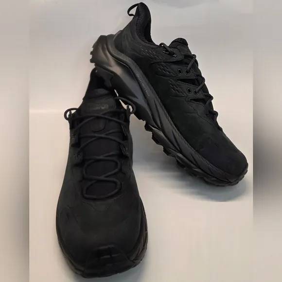 New Hoka One One Kaha 2 Low GTX Hiking Shoes 1123190-BBLC Men's Size 11.5