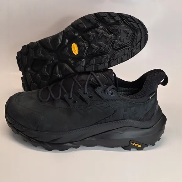 New Hoka One One Kaha 2 Low GTX Hiking Shoes 1123190-BBLC Men's Size 11.5