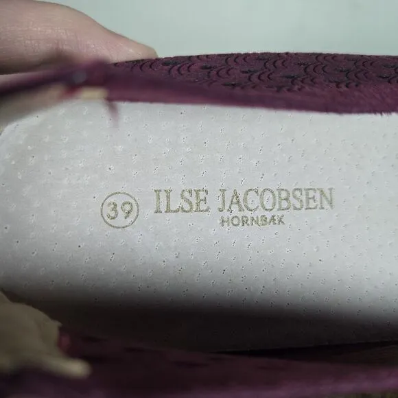 NEW Ilse Jacobsen Hornbaek Tulip Womens Size 9 EU 39 Loafer Shoe Winetasting