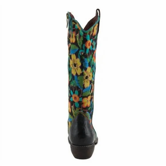 NEW L'ARTISTE women rodeoqueen boots in black multi