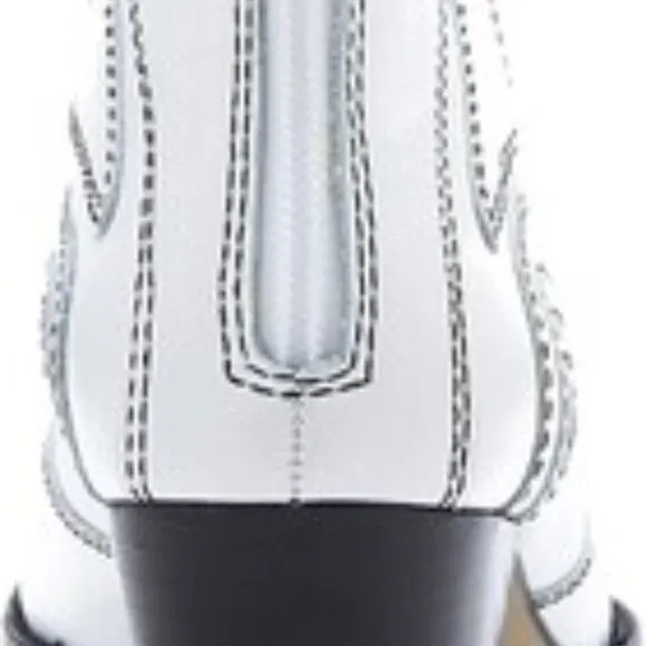 NEW MATISSE Made In Brazil Aries Western Leather Booties white for women 561tn