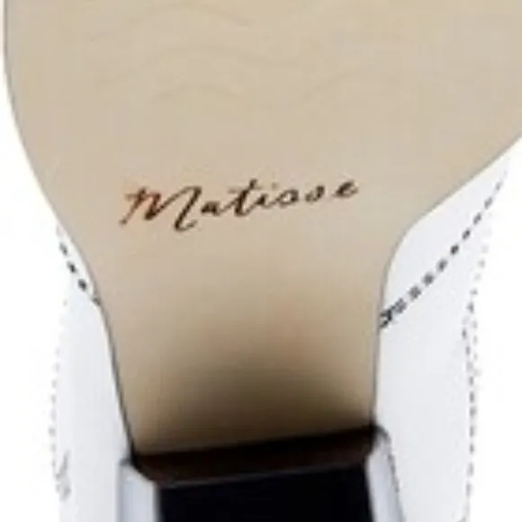NEW MATISSE Made In Brazil Aries Western Leather Booties white for women 561tn