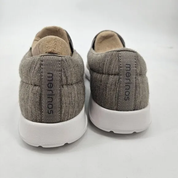 New Merinos Slip On Shoes Womens 11 Sand Beige White Loafers