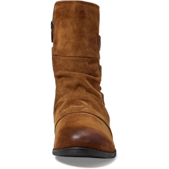 NEW  MIZ MOOZ Leather Shawn Booties hazelnut for women 663tn