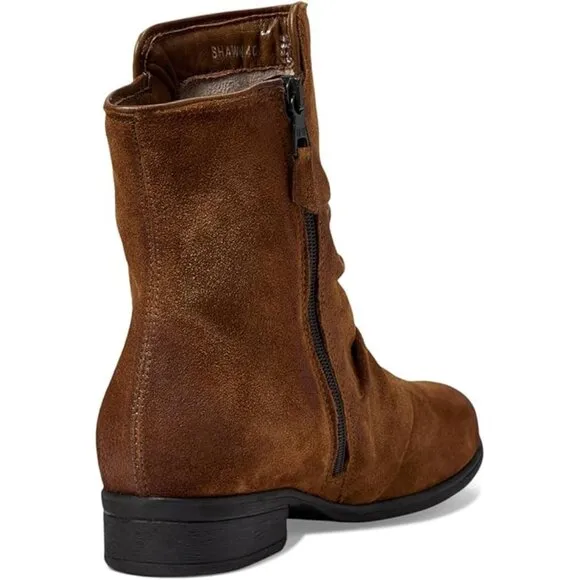 NEW  MIZ MOOZ Leather Shawn Booties hazelnut for women 663tn