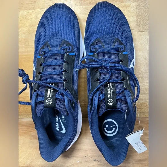 NEW Nike Air Zoom Pegasus 40 Mens Size 12.5 Running Shoes Sneakers Midnight Navy