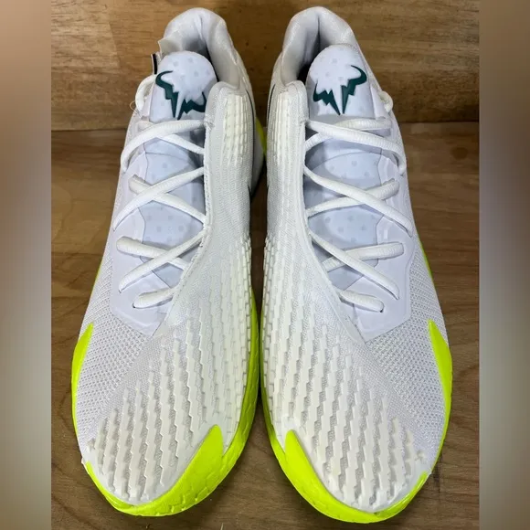 NEW Nike Court Zoom Vapor Cage 4 Rafa Mens Sz 13 Tennis Shoes White Volt Teal