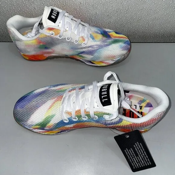 NEW NOBULL ST Trainer Low Training Shoe Unisex M6.5, W8 Graphic Pride Moves