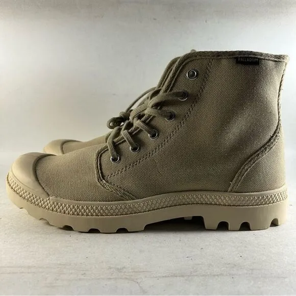 NEW Palladium Pampa Hi Ankle Boots Beige Size Men’s 9.5 Women’s 11