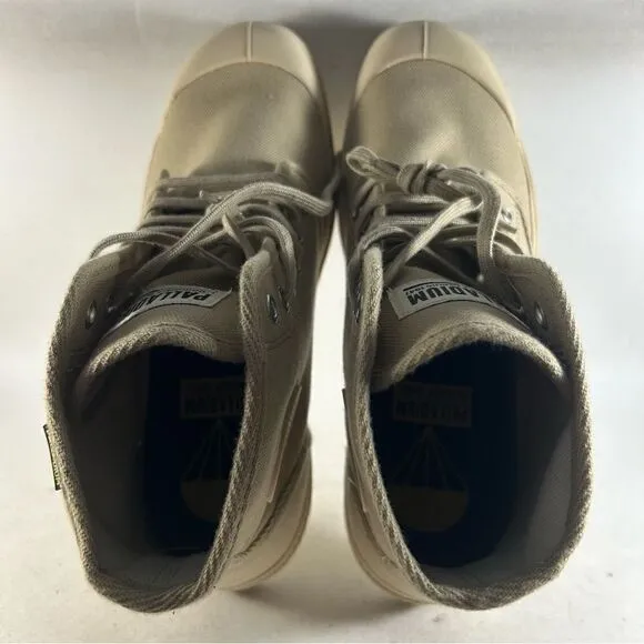 NEW Palladium Pampa Hi Ankle Boots Beige Size Men’s 9.5 Women’s 11