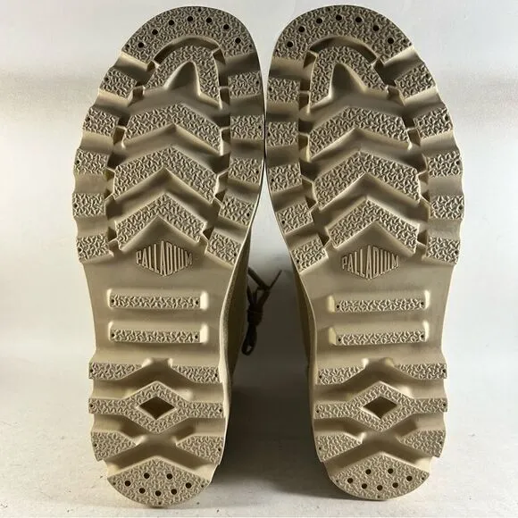 NEW Palladium Pampa Hi Ankle Boots Beige Size Men’s 9.5 Women’s 11