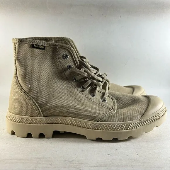 NEW Palladium Pampa Hi Ankle Boots Beige Size Men’s 9.5 Women’s 11