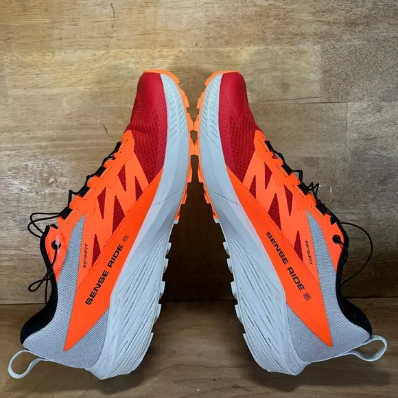 NEW Salomon Sense Ride 5 Womens Size 10.5 Trail Running Shoes Sneakers Orange