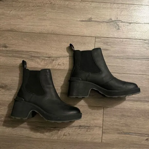 New Sorel | Boots &amp; Heels | Women’s HI-LINE HEEL CHELSEA BOOT Sea Salt Size 10.5