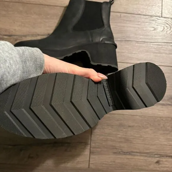New Sorel | Boots &amp; Heels | Women’s HI-LINE HEEL CHELSEA BOOT Sea Salt Size 10.5