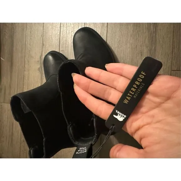 New Sorel | Boots &amp; Heels | Women’s HI-LINE HEEL CHELSEA BOOT Sea Salt Size 10.5