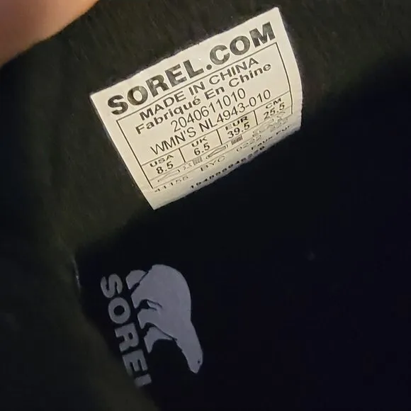 New Sorel Out N About III Puffy Boots Womens 8.5 Zip Retro Snow Boots