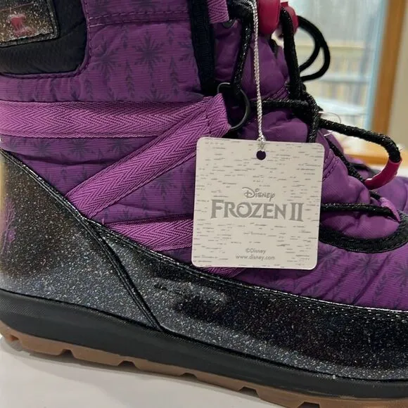 New SOREL boots girls 7 purple black