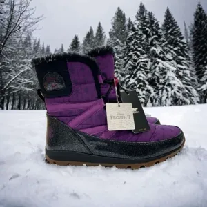 New SOREL boots girls 7 purple black
