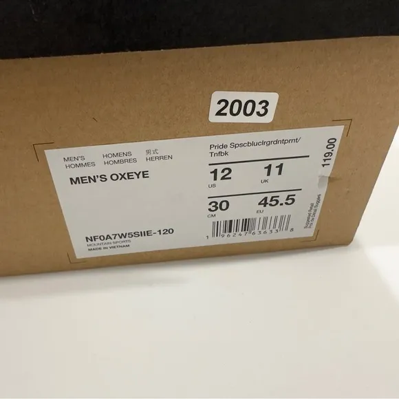 New The North Face Men’s Oxeye Tech Trail Hiking Shoes