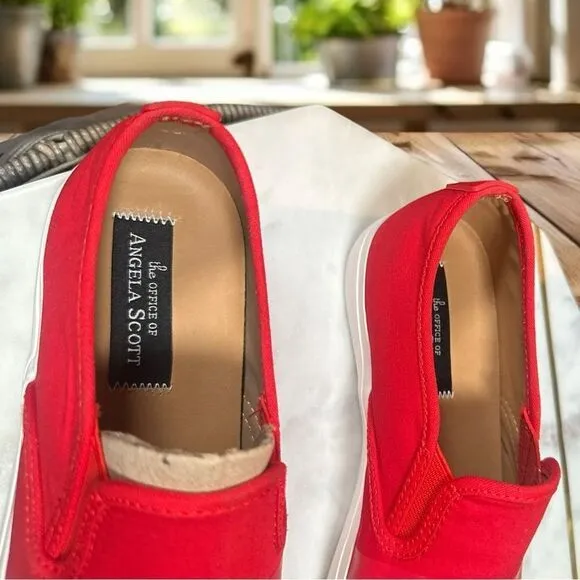 NEW The Office of Angela Scott Hammonds Slip-on Sneaker Shoes Size 6