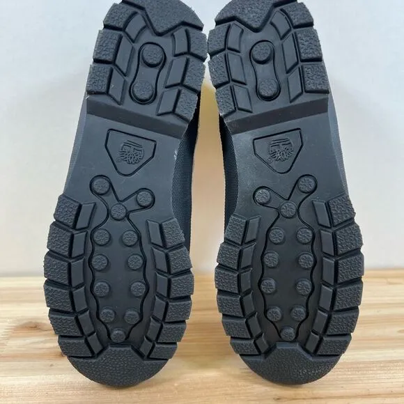 NEW Timberland Euro Hiker mid leather lace up boots Mens 7 Womens 8.5 Grey Black