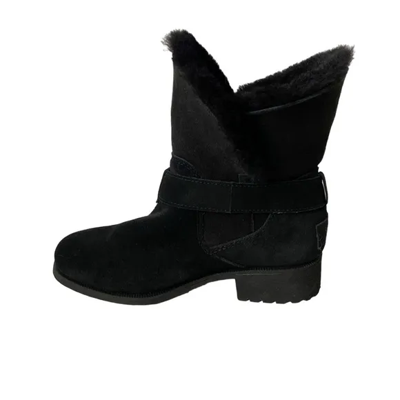 NEW UGG Bodie black suede ankle boots