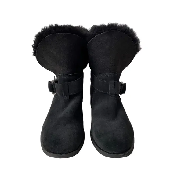NEW UGG Bodie black suede ankle boots