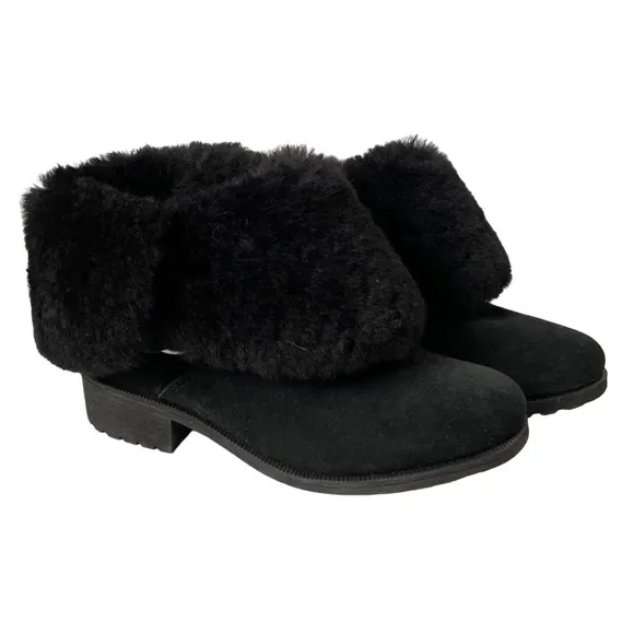 NEW UGG Bodie black suede ankle boots