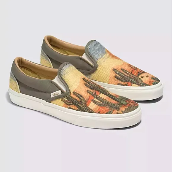 NEW Vans Classic Slip-On Cactus Tapestry Shoes  SZ - W9/M7.5