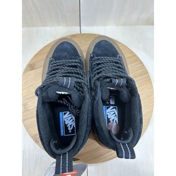 NEW Vans Sk8-Hi Dip MTE-2 Black Gum Waterproof Sneaker Shoes Unisex Womens 8