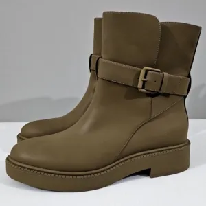 NEW Vince Kaelyn Ankle Boot Waterproof Green Size 9