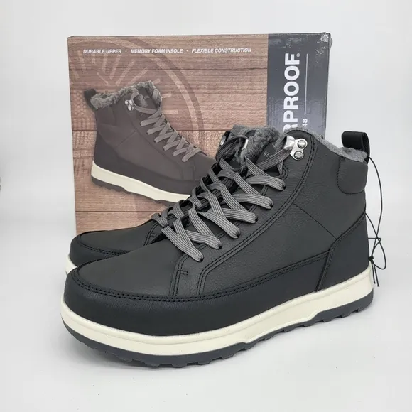 New Weatherproof Men's Log Jam Snow Boots Size 12