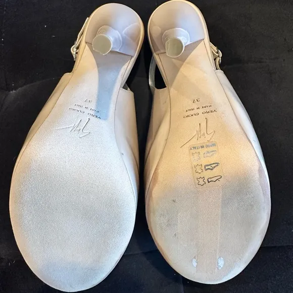 NIB Giuseppe Zanotti Nude patent peeptoe platform heels - Sz 7 or 37