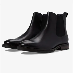 NIB Men’s Steve Madden Sverne Black Leather Chelsea Boots- US 12