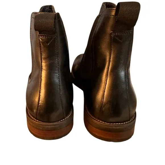 NIB Men’s Steve Madden Sverne Black Leather Chelsea Boots- US 12