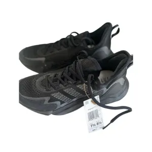 NIB NEW Adidas Impact FLX Mens 7.5 Triple Black football training shoes