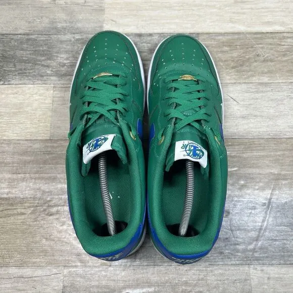 Nike Air Force 1 '07 LV8 Shoes Men's 12 Green Blue 40th Anniversary Malachite