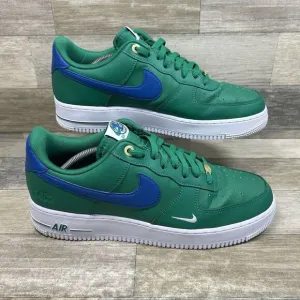 Nike Air Force 1 '07 LV8 Shoes Men's 12 Green Blue 40th Anniversary Malachite