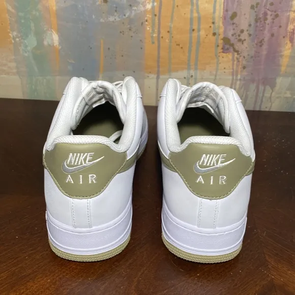Nike Air Force 1 ‘07 Shoes White Neutral Olive FJ4146-110 Mens size 14 New Other