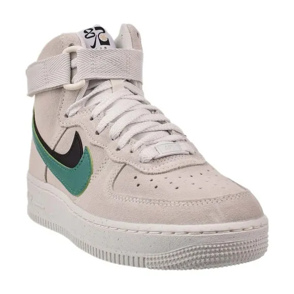 Nike Air Force 1 High SE Women's Shoes Sesame-Neptune Green NEW WITH BOX NO LID