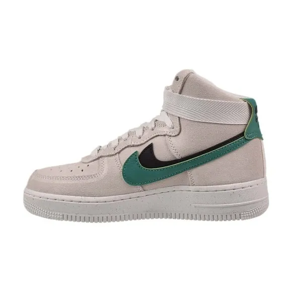 Nike Air Force 1 High SE Women's Shoes Sesame-Neptune Green NEW WITH BOX NO LID