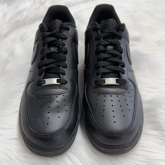 Nike Air Force 1 Low Top '07 Black Mens Casual Shoes CW2288-001 VNDS Size 11