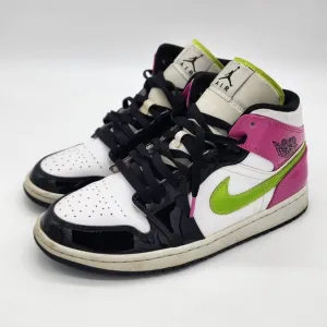 Nike Air Jordan 1 Mid SE Men's Size 10 US Cyber Pink CZ9834-100 Athletic Shoes