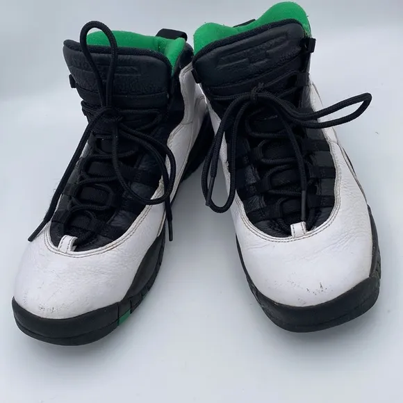 Nike Air Jordan 10 Retro BG 'Seattle' 2019 / Boys Size 6.5 Youth / 31080…