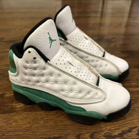 Nike Air Jordan 13 Retro GS Lucky Green Shoe DB6536-113‎ Size 4Y