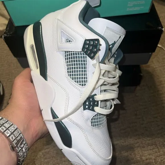 Nike Air Jordan 4 Retro Men's Sneakers Multicolor Mid Top Athletic 11 men