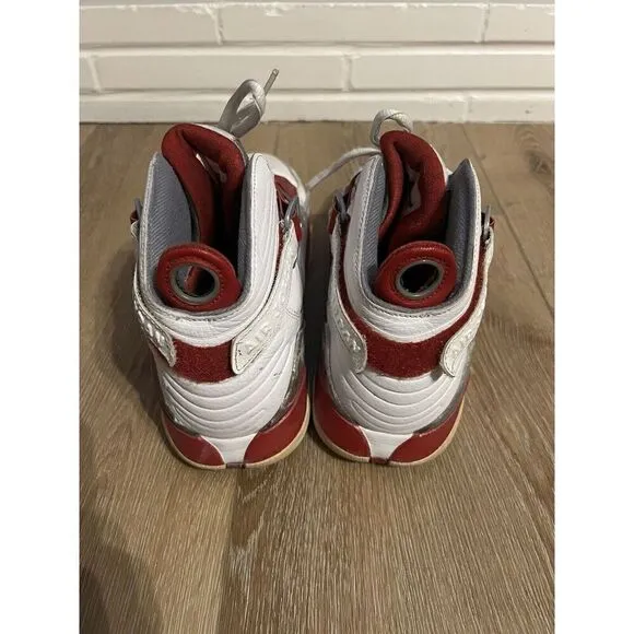 Nike Air Jordan 8.0 'White Red' Shoes Mens Size 10 Sneakers 467807 101 RARE