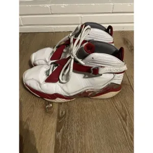 Nike Air Jordan 8.0 'White Red' Shoes Mens Size 10 Sneakers 467807 101 RARE