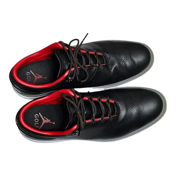 Nike Air Jordan ADG 4 Men Size 11.5 DM0103-015 Black Red Spikeless Golf Shoes